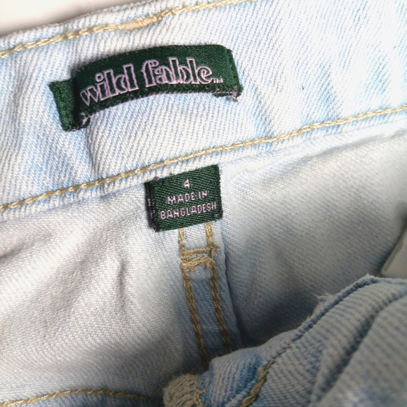 Wide leg ripped jeans-Wild Fable-Size 4 - Picture 4 of 5